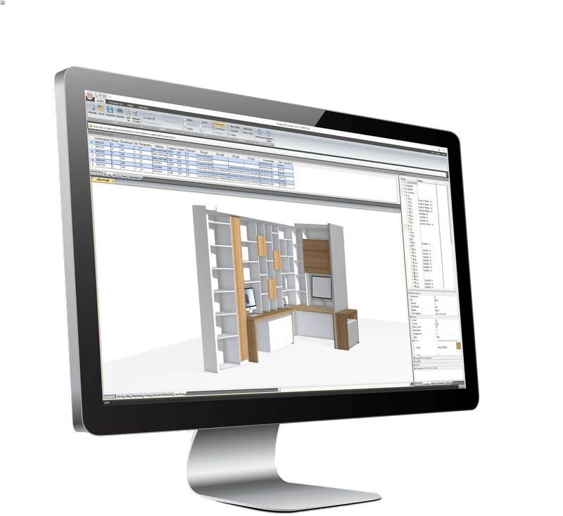 Interface du logiciel Aléker Designer en démonstration