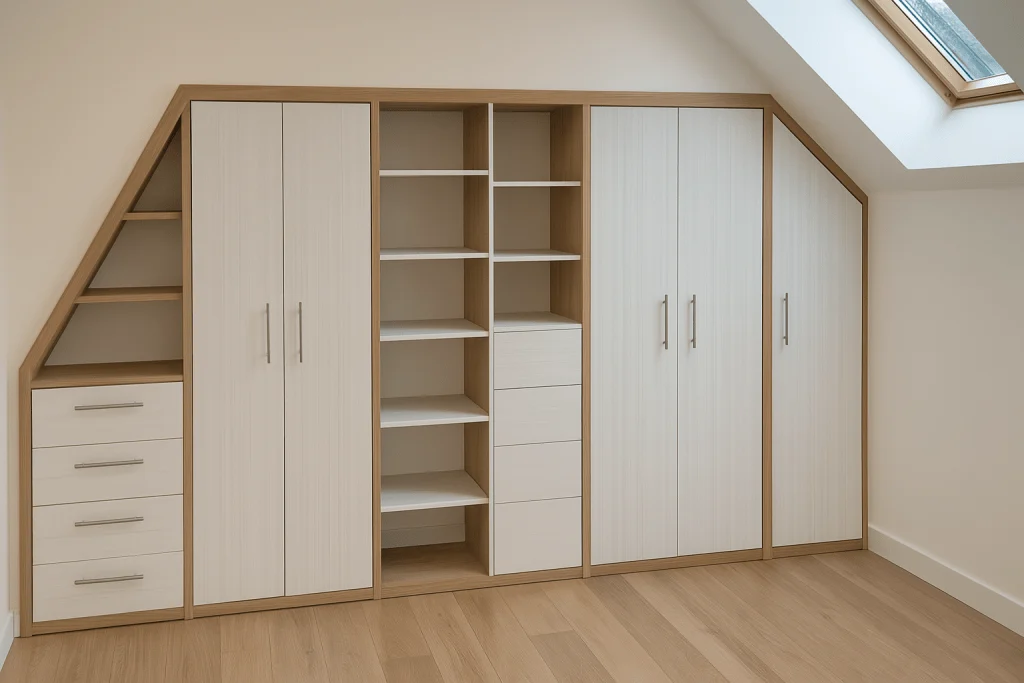 Illustration de l'article La Fabrication de meuble sous rampant