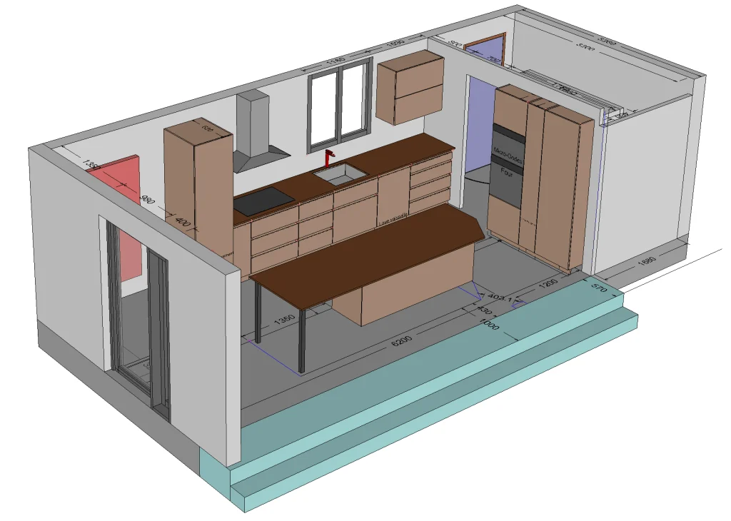 Illustration de l'article Concevoir une Cuisine 3D avec Aléker