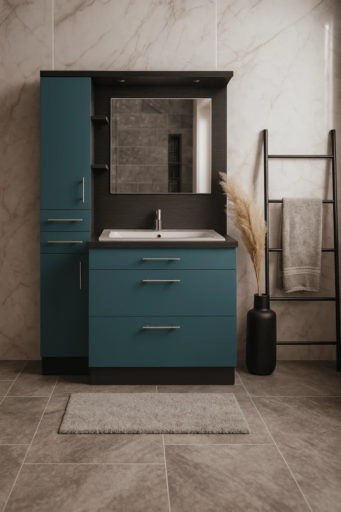 Illustration de l'article Un meuble Salle de bain sur mesure